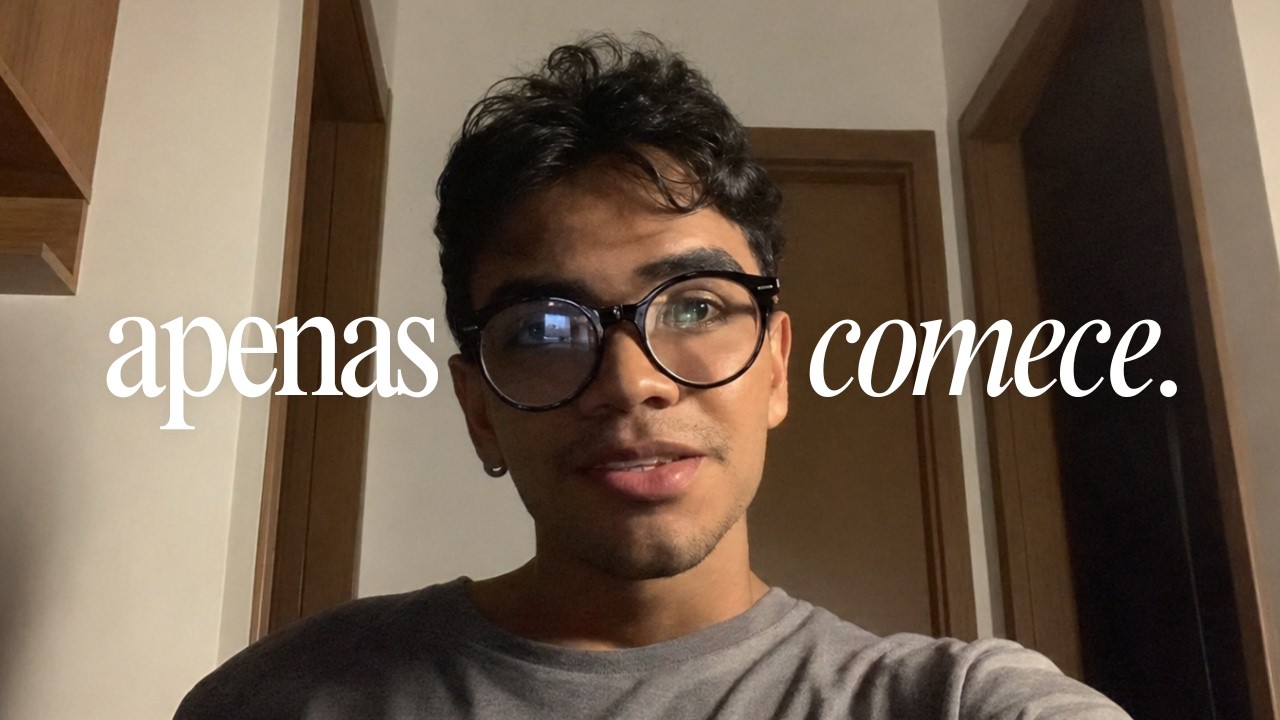 decidi parar de dar desculpas e comecei a fazer | vlog e talk - YouTube
