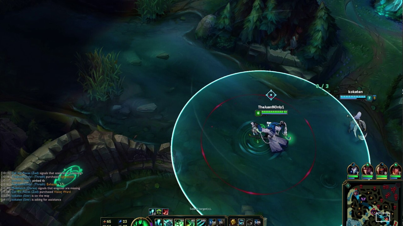 League Of Legends - SSW Thresh Support Gameplay!