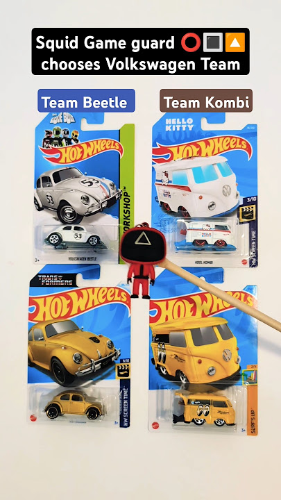 Hot Wheels Volkswagen Squid Game #hotwheels #squidgame #volkswagen #beetle #diecastcars #hellokitty