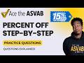 ASVAB Practice — Solve Percent Tax and Discount Problems