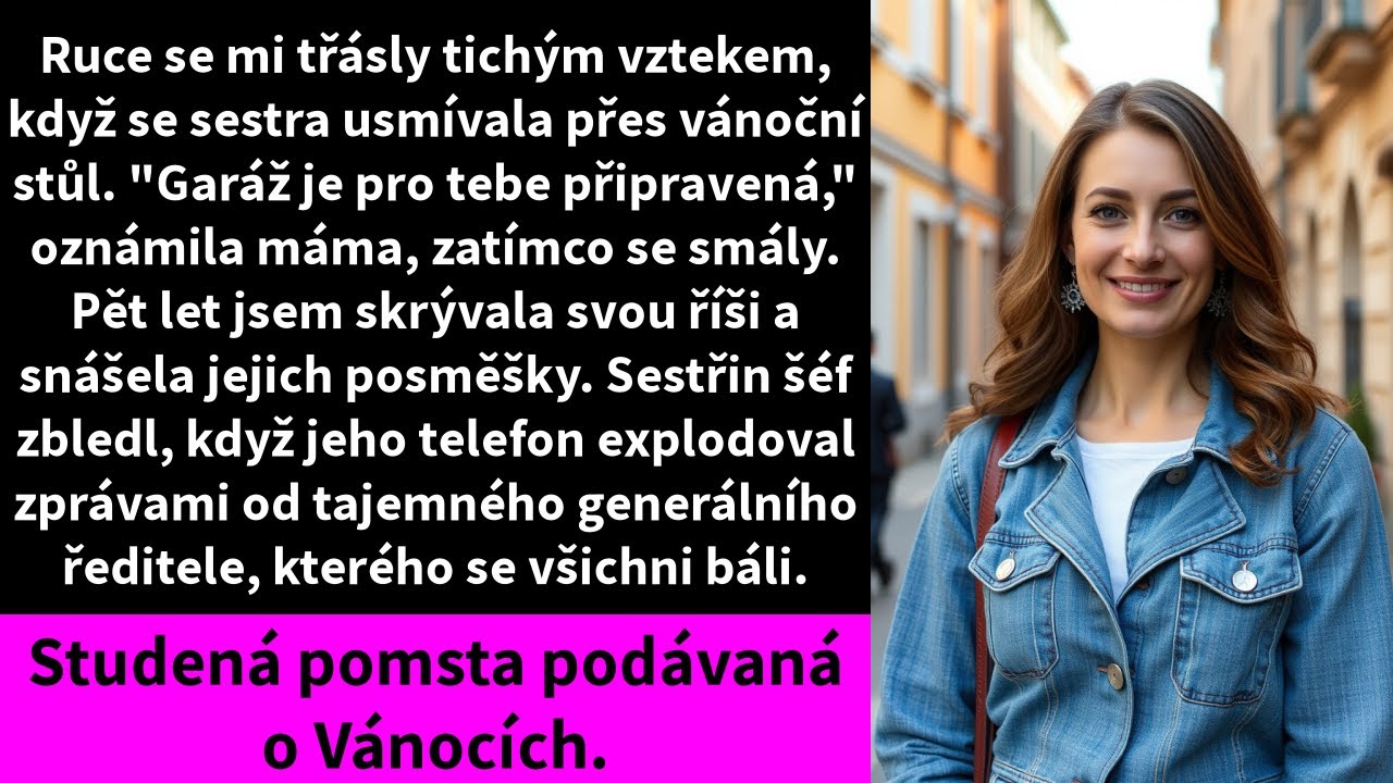 Ruce se mi třásly tichým vztekem, když se sestra usmívala přes vánoční stůl.