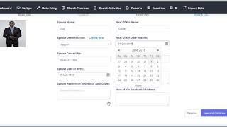 TOPAZ CHURCH MANAGER - DATA ENTRY - [CHURCH MEMBERS]