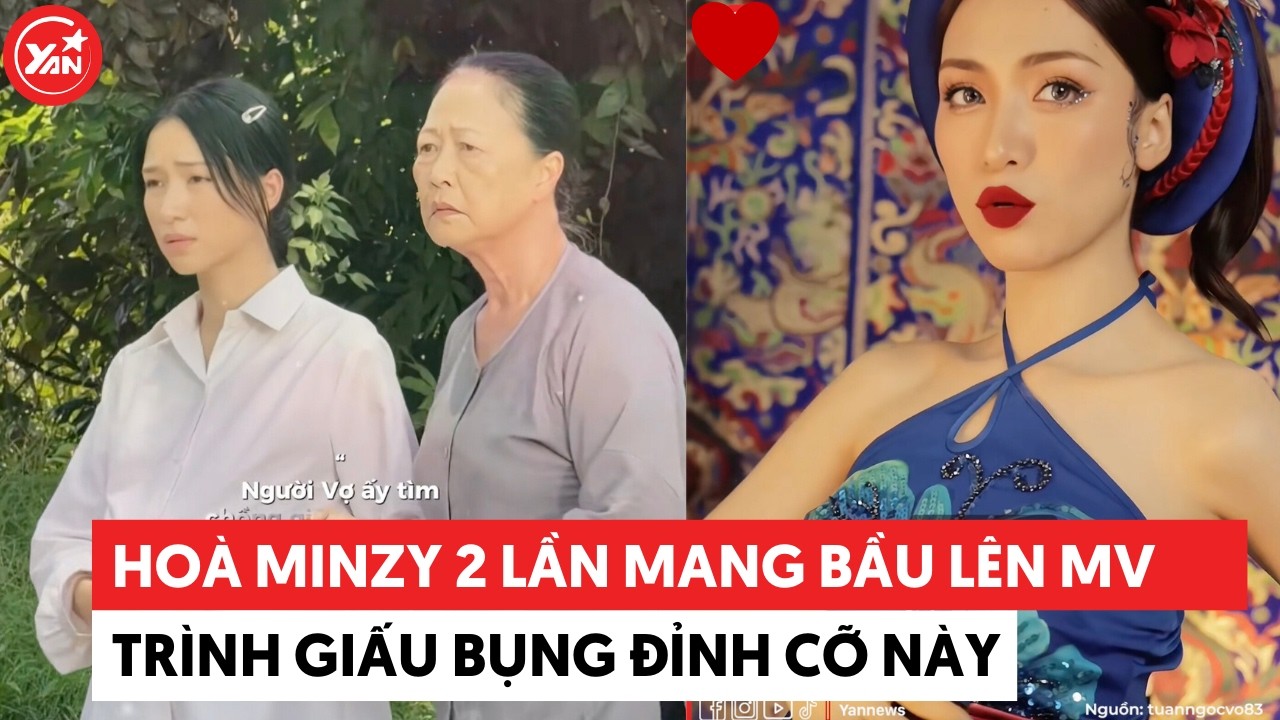 Hòa Minzy 2 lần mang bầu lên MV, trình giấu bụng đỉnh cỡ nào mà Erik và Đức Phúc đều bị qua mặt