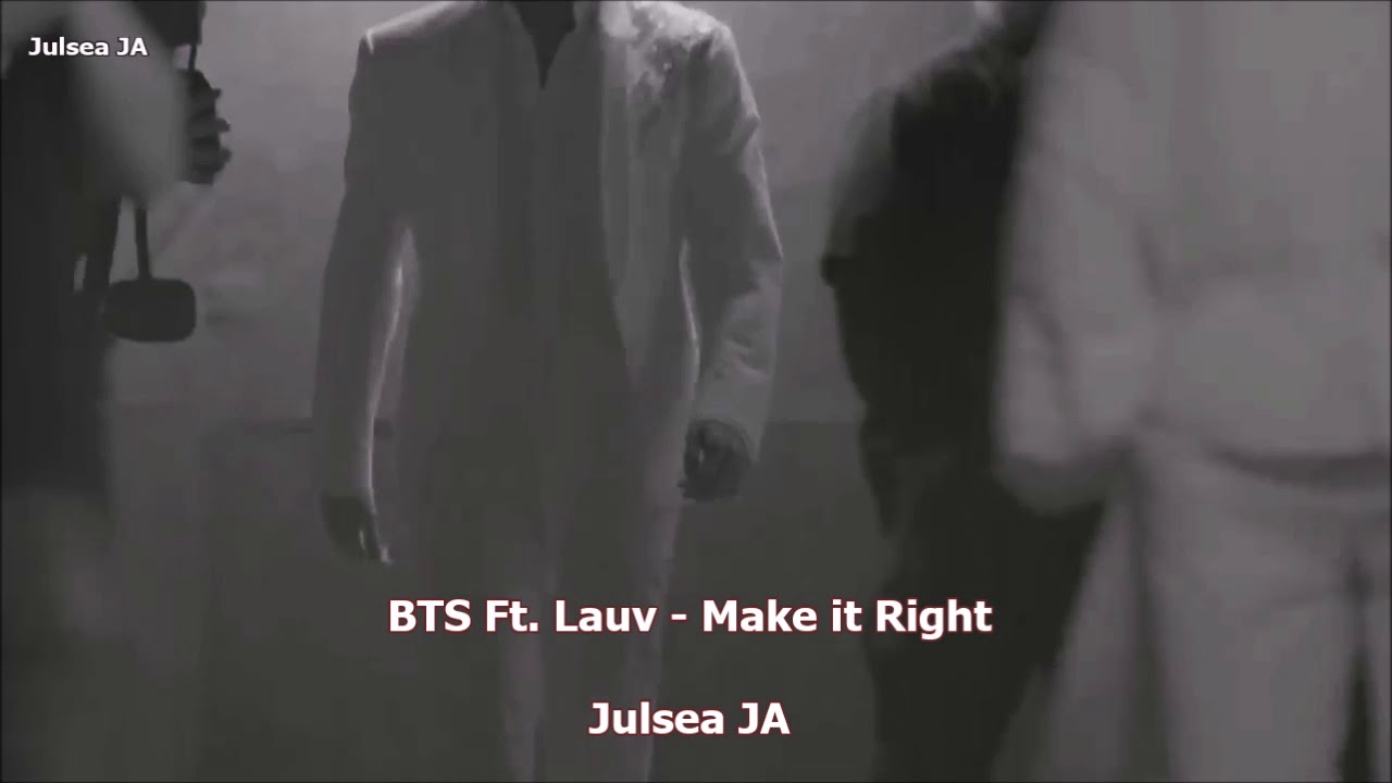 BTS Ft. Lauv - Make it Right MV [Indo lyrics] - YouTube
