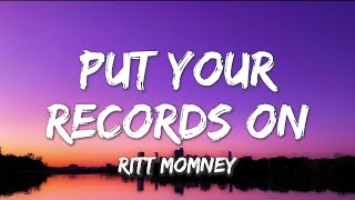 Put Your Records On - Ritt Momney (Lyrics)