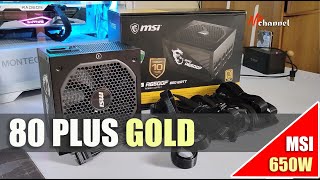 PSU Fully Modular dari MSI, Garansi 10 Tahun! MSI MPG A650GF