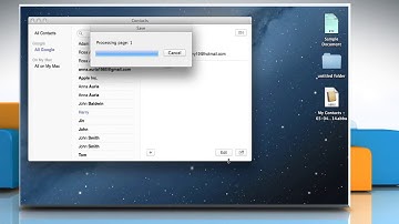 How to Export Address Book in Mac® OS X™