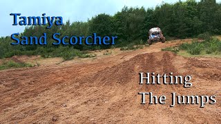 Tamiya Sand Scorcher Hitting The Jumps