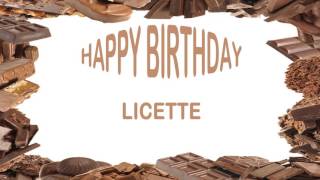 Licette   Birthday Postcards & Postales