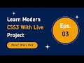 Live project with CSS3 | HTML Semantic elements and SEO | HTML5, Meta tags