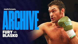 When A 21 Year Old Tyson Fury Boxed On A Matchroom Show | Fury Vs Hans-Jöreg Blasko: Full Fight