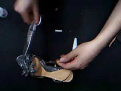 Modificar el diseño de las tiras de un zapato - YouTube