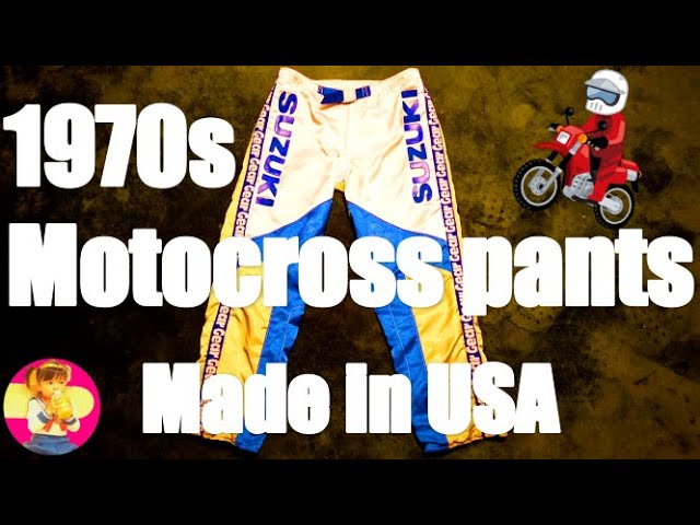 SUZUKI FIATRACING PICHONレプリカ モトクロスウェア 1970s SUZUKI Motocross pants Made in USA #StayHome #WithMe
