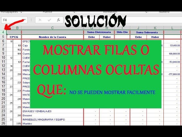 Como inmovilizar filas en excel