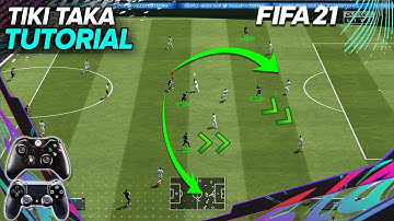 FIFA 21 TIKI TAKA ATTACKING TUTORIAL + TACTICS / HOW TO ATTACK & USE BUILD UP PLAY TO SCORE GOALS