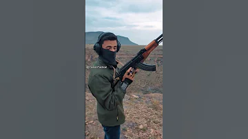 AKMS SB كلاشنكوف اوكراني المسمى باليمن شرمة قذافي 