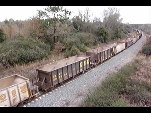 bnsf 5729 CSX Q780 empty rock train