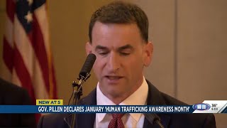 Nebraska governor announces Human Trafficking Awareness Month proclamation