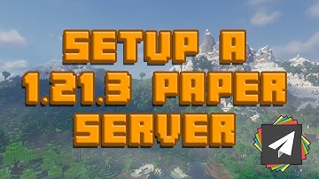 How to create a 1.21.3 Minecraft paper server!