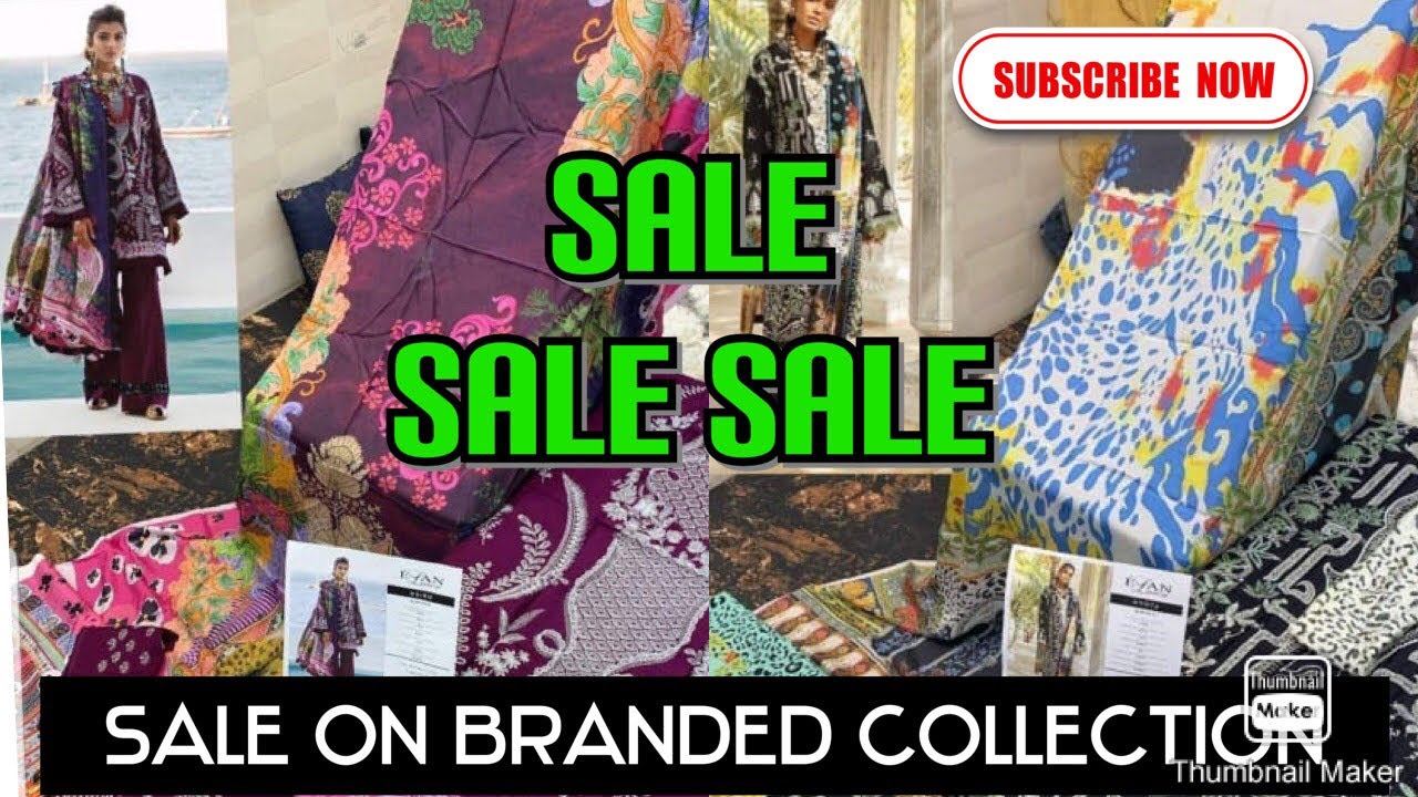 Sale on original branded suits ||elan sale mela 