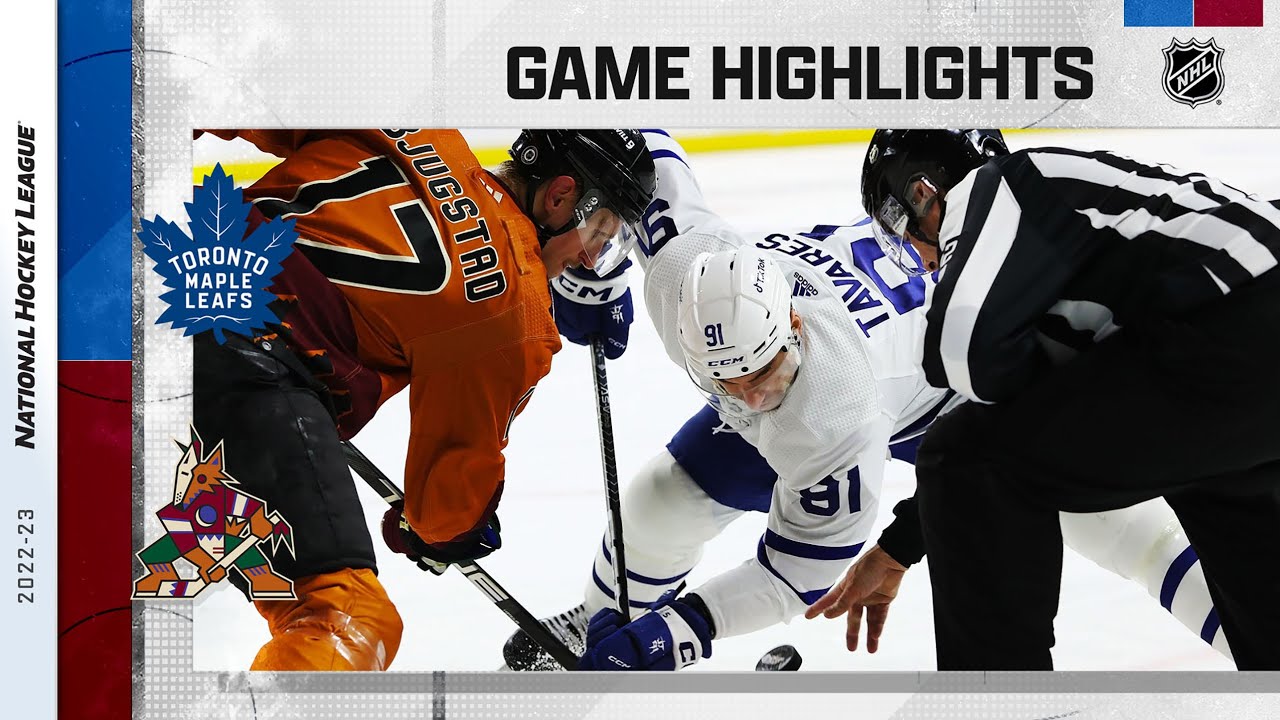 Maple Leafs Coyotes 12 29 NHL Highlights 2022 YouTube maple-leafs-coyotes-12-29-nhl-highlights-2022-youtube