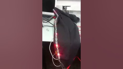 Neopixels strand test for Debbie