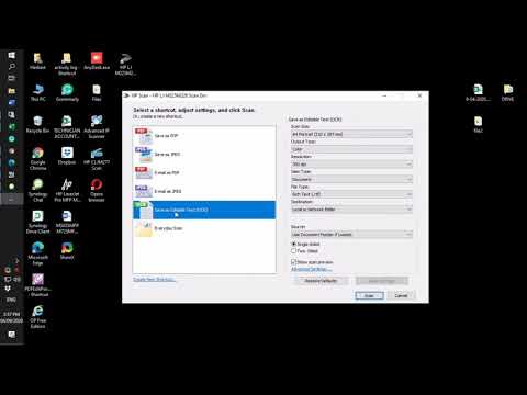 How to scan as Editable text | scan to OCR files using HP all-in-one Printers