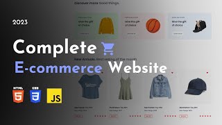 Ecommerce Website With HTML CSS JavaScript | How To Build Complete Responsive Ecommerce Website screenshot 4