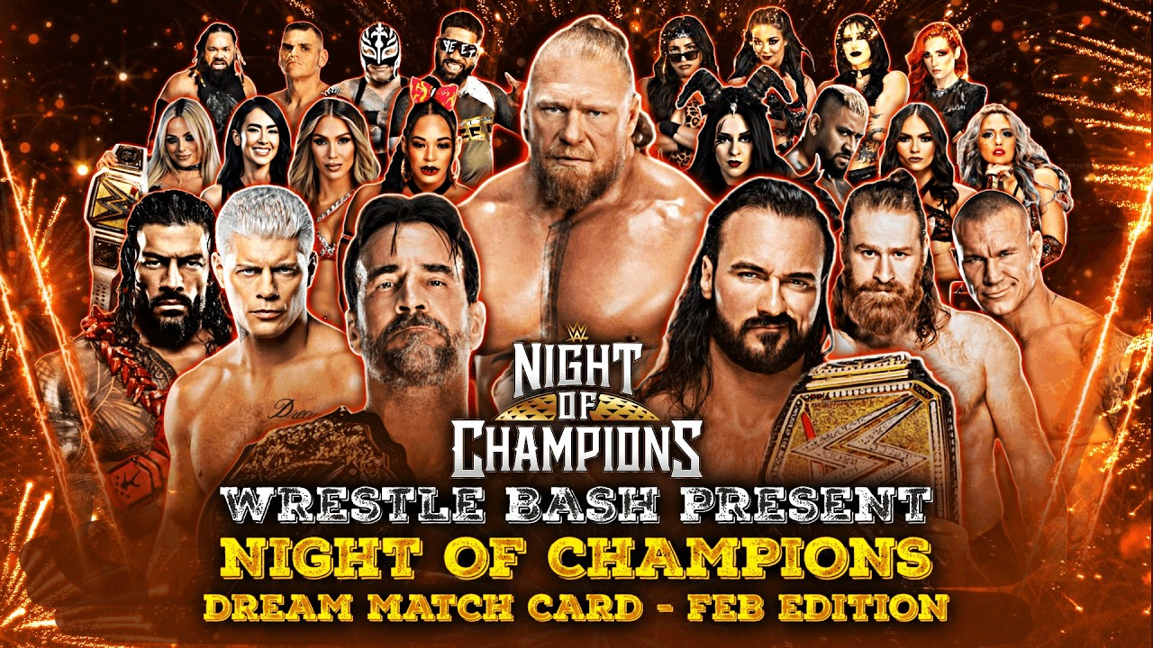 WWE Night of Champions 2026 Dream Card (Fantasy Booking)