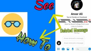 How to see messenger unseen deleted messege || system tricks ||csbd update tips screenshot 5