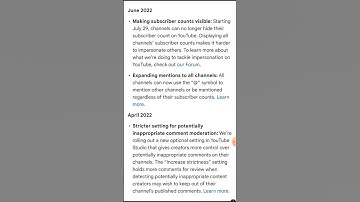 #youtubeupdate | New update of YouTube | Subscribers cannot be hidden from now | YouTube policy |Y.T
