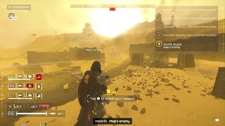 HELLDIVERS 2 Dishonorable Discharge Via Midair Collision With Bots