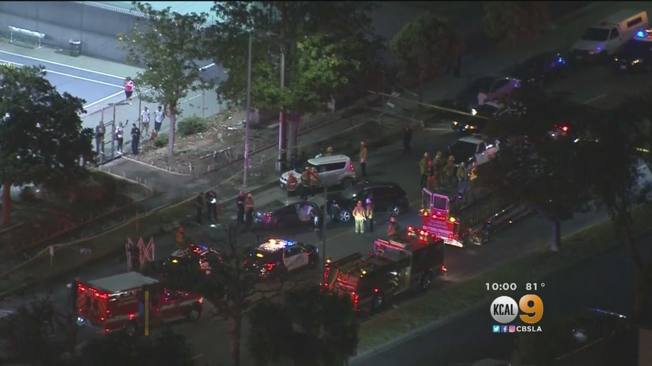 2 Dead After CarToCar Shooting, Crash In Baldwin Village YouTube