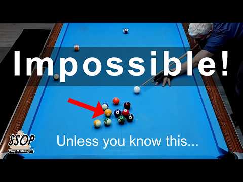 Impossible Straight Pool Rack? Until ONE shot... 14.1 Lesson ROW 280