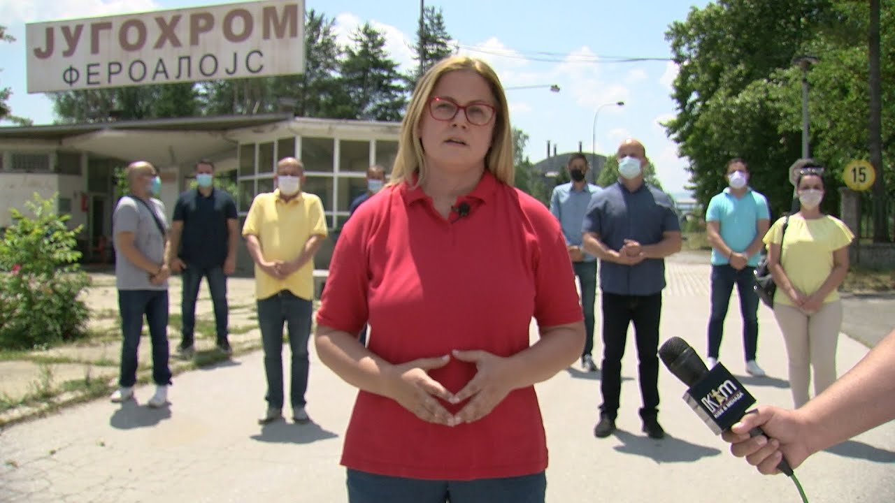 Стојаноска од Јегуновце: Заедно со граѓаните го потсетуваме Заев дека  „Југохром“ не го рестартира