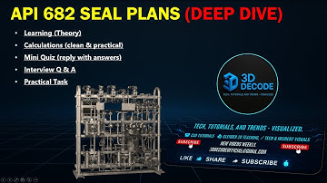 API 682 Seal Plans Explained | Deep Dive into Mechanical Seal Systems | 3D DECODE