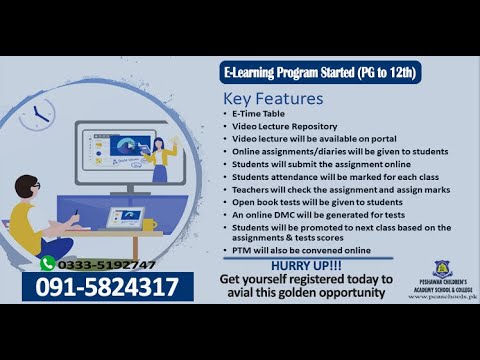 Distance Learning Portal training tutorial For Students