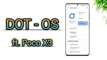 DOT OS v5 - Unofficial Android 11 ft. Poco X3 | Unique UI is here 😮🔥