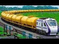 Train High Speed Crossing in Railway Gate | BUMPY RAILROAD | Train Simulator | Railwork | NTG GAMING
