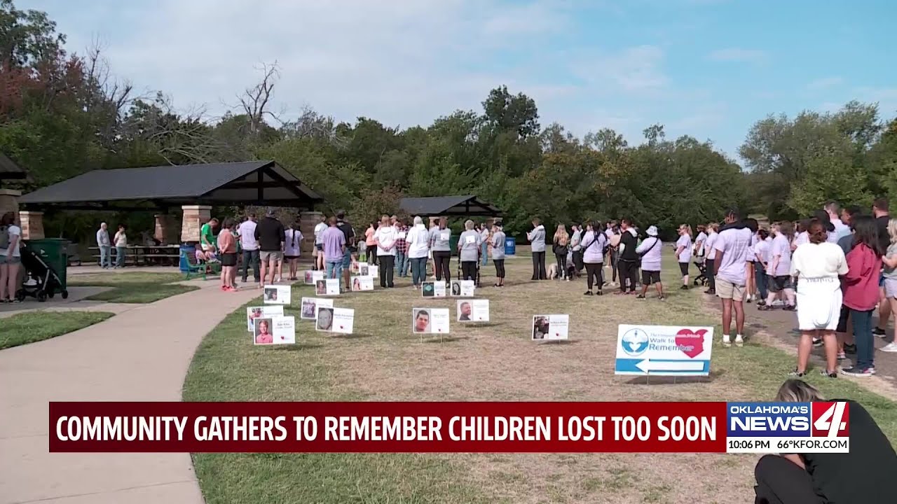 Community gathers to remember children lost too soon - YouTube