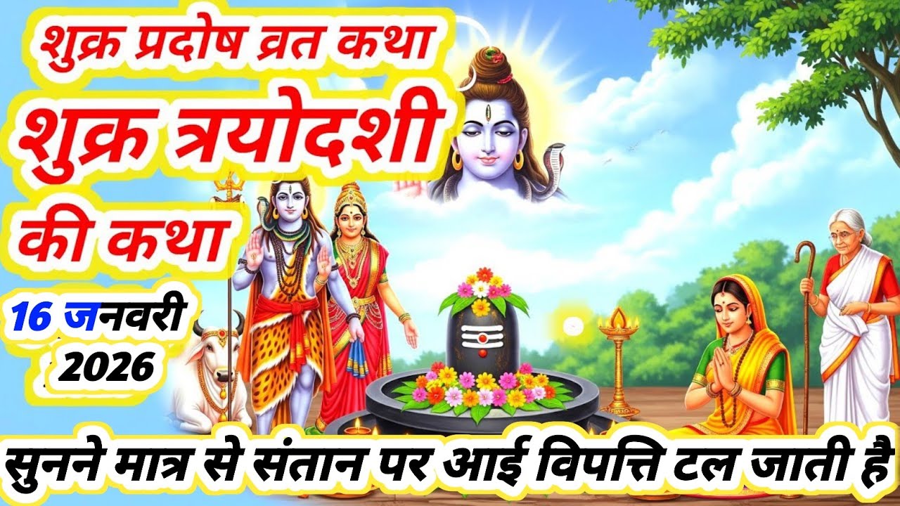 Pradosh Vrat Katha शुक्र प्रदोष व्रत की अद्भुत कथा जो सुनेगा धन, सौभाग्य और शिव कृपा पाएगा