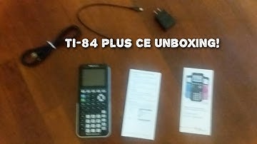 TI-84 Plus CE Unboxing! (Calculator)