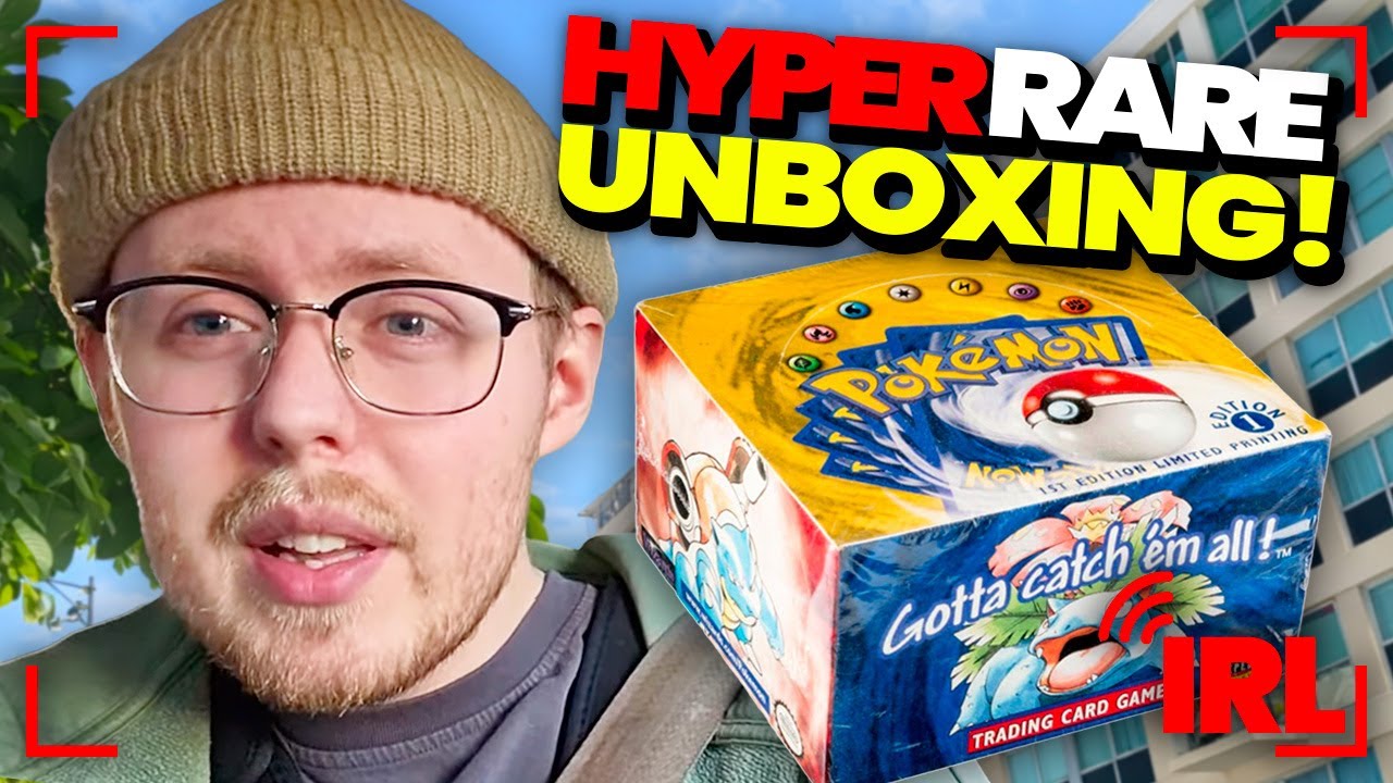 Buying & Opening My First Ever Expensive Pokémon Booster box - IRL STREAM