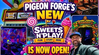    NEW! Sweets N’ Play Pigeon Forge Full Tour | Mini Golf, SkyRide, Arcade & Pinball