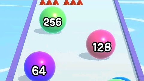 Ball run 2048- Gameplay walkthrough | Android / iOS | - All levels 1-3