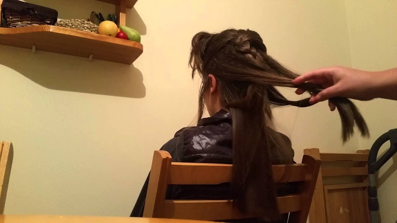 ASMR: Hair play, head and neck massage. Relaxing sounds...