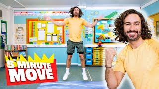 5 Minute Move | Workouts for Kids | The Body Coach TV