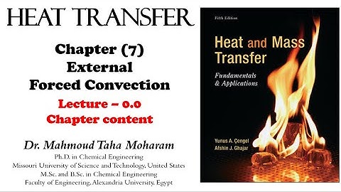 #Heat_Transfer: Ch(7)_L0_External forced convection مقدمة