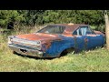 1968 Plymouth Roadrunner recovery operation