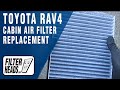 How to Replace Cabin Air Filter 2021 Toyota RAV 4